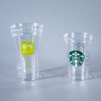 Kaffee-Shops müssen benutzerdefinierte Einweg- 12oz 16oz Plastikpapier Kaffeetasse Deckel
