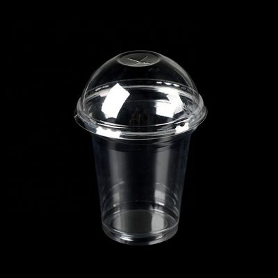 95 Kaliber Transparent PLA Einweg-Plastikbecher mit Kuppeldeckel 20oz 16oz 12oz 9oz