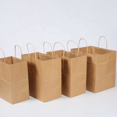 Extra-große Breitbasis Braun Kraftpapier-Einkaufstüte für kundenspezifische Verpackungslösungen