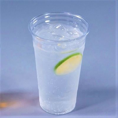 Klarer Einwegkaffee Milch Tee Eiscreme Gelee PLA Plastikbecher 100% biologisch abbaubarer Becher mit Deckel