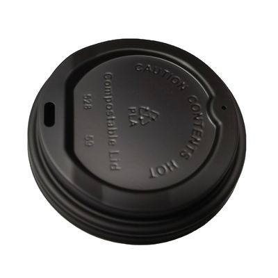 62mm/73mm/80mm/90mm/115mm Farbenfrohe Biologisch abbaubare CPLA Papierdeckel für Kaffeetasse
