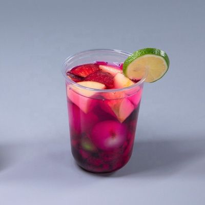 7oz / 9oz / 10oz / 12oz / 14oz / 16oz / 18oz / 20oz / 24oz / 30oz / 32oz PET Einweg-Eisbecher mit Deckel