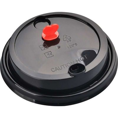 62mm/78mm/90mm/115mm Kaffeedeckel für Weiß/Schwarz PP-Kunststoff-Sipperdeckel