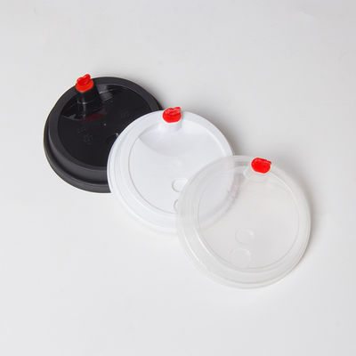 62mm/78mm/90mm/115mm Kaffeedeckel für Weiß/Schwarz PP-Kunststoff-Sipperdeckel