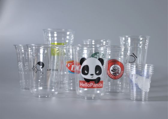 Hotelgebrauch Temperatur -15-54C 150ml/200ml/350ml/425ml/700ml/16oz klare Bio-PET-Tasse
