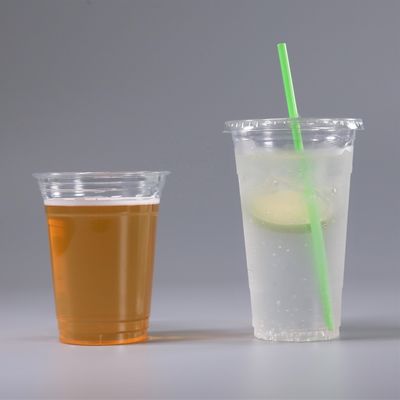 Hotelgebrauch Temperatur -15-54C 150ml/200ml/350ml/425ml/700ml/16oz klare Bio-PET-Tasse