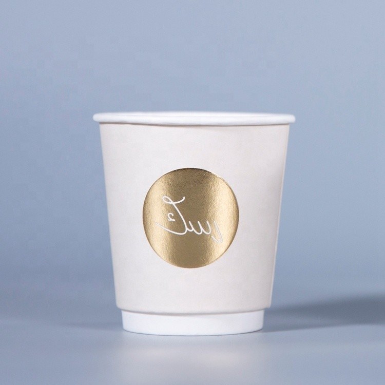 Personalisierte Einweg-Tekaway-Papier-Kaffee-Tassen mit Deckel 16 Oz