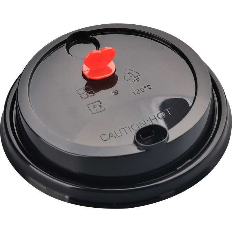 62mm/78mm/90mm/115mm Kaffeedeckel für Weiß/Schwarz PP-Kunststoff-Sipperdeckel